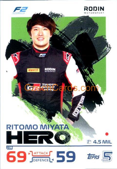 Ritomo Miyata F2 Hero 2024 Topps Turbo Attax #228