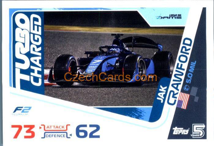 Jak Crawford F2 Turning Point 2024 Topps Turbo Attax #251