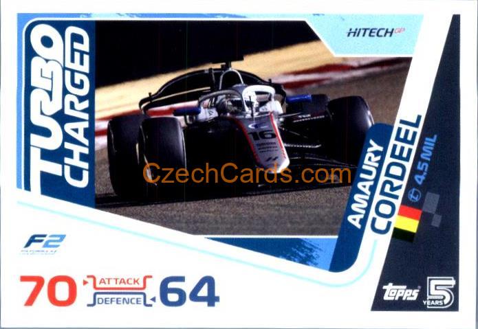 Amaury Cordeel F2 Turning Point 2024 Topps Turbo Attax #259