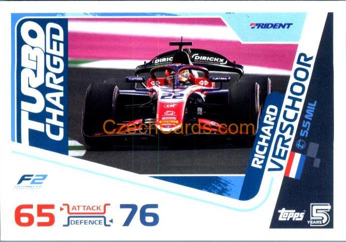 Richard Verschoor F2 Turning Point 2024 Topps Turbo Attax #263