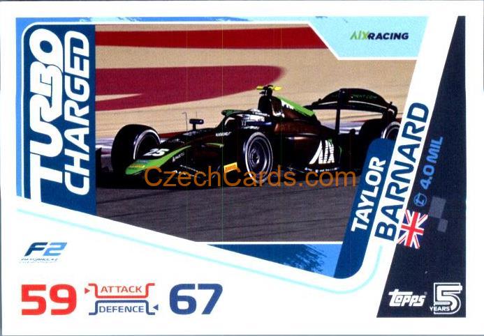 Taylor Barnard F2 Turning Point 2024 Topps Turbo Attax #266