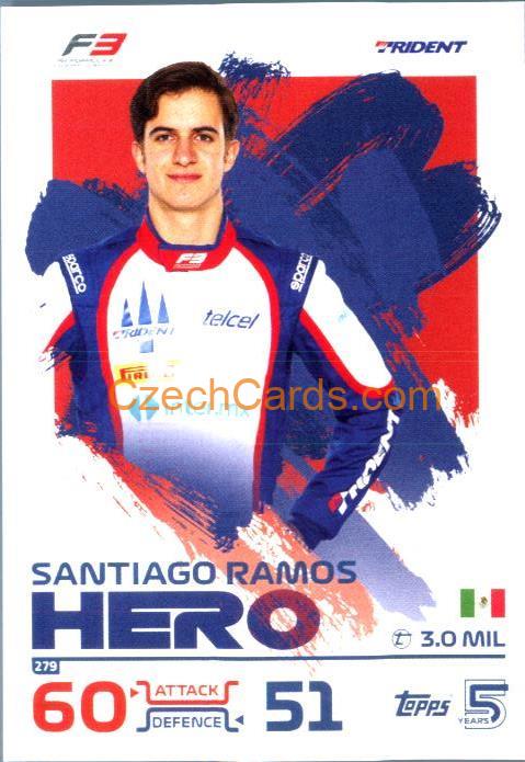 Santiago Ramos F3 Hero 2024 Topps Turbo Attax #279
