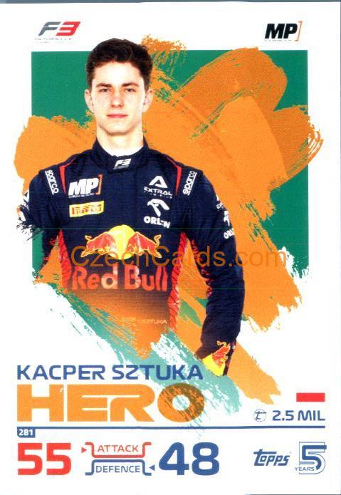 Kacper Sztuka F3 Hero 2024 Topps Turbo Attax #281