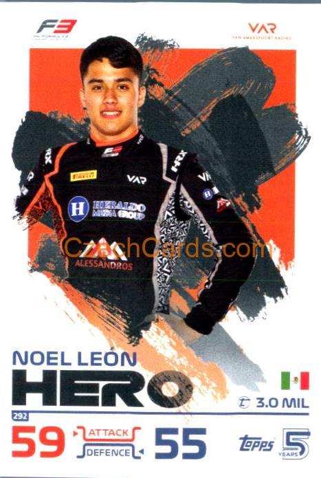 Noel Leon F3 Hero 2024 Topps Turbo Attax #292