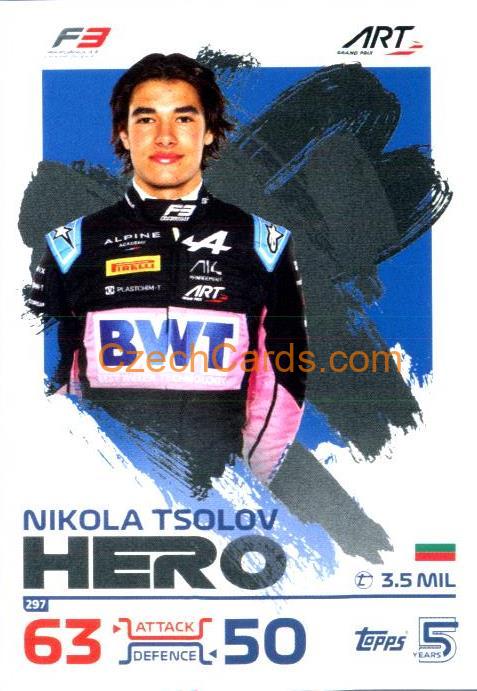 Nikola Tsolov F3 Hero 2024 Topps Turbo Attax #297