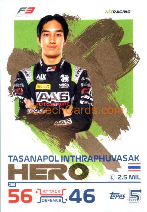 Tasanpol Inthraphuvasak F3 Hero 2024 Topps Turbo Attax #298