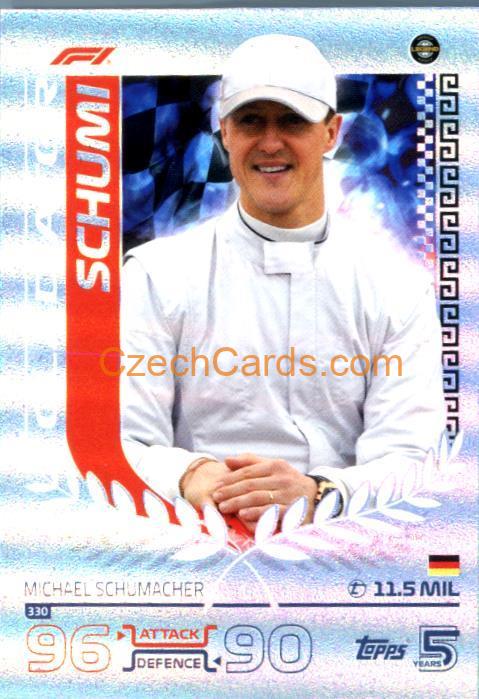 Michael Schumacher F1 Gladiator 2024 Topps Turbo Attax #330