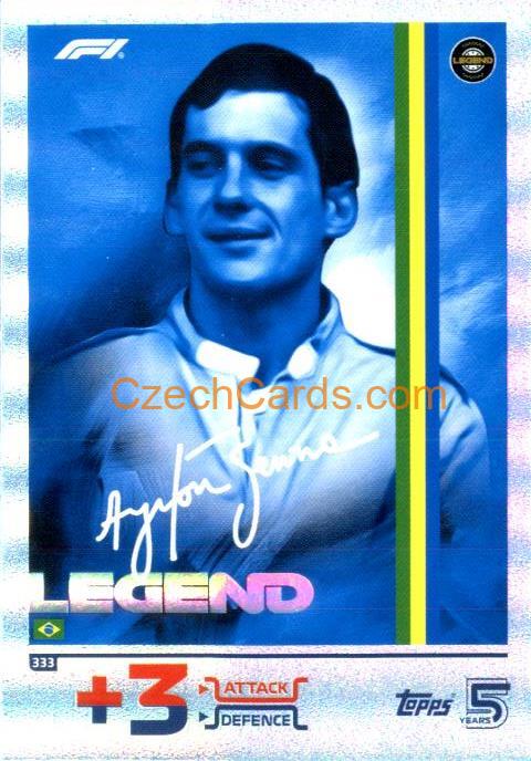 Ayrton Senna F1 Legend 2024 Topps Turbo Attax #333
