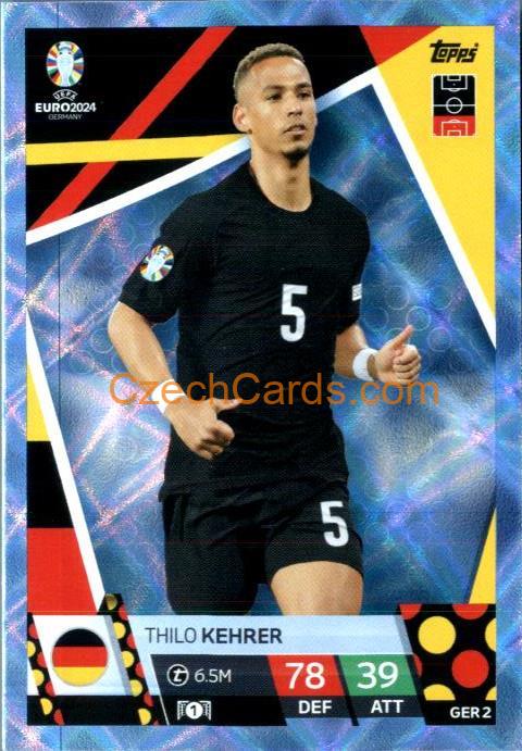 Thilo Kehrer 2024 EURO Match Attax crystal parallel #GER2