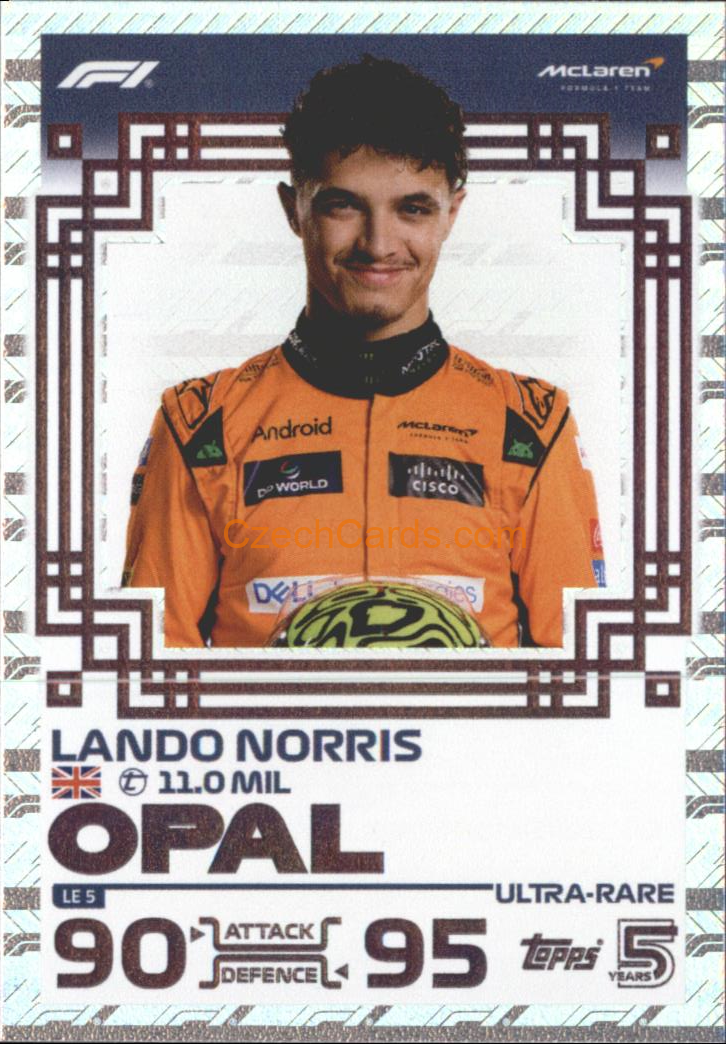 Lando Norris 2024 Topps Turbo Attax Limited #LE5