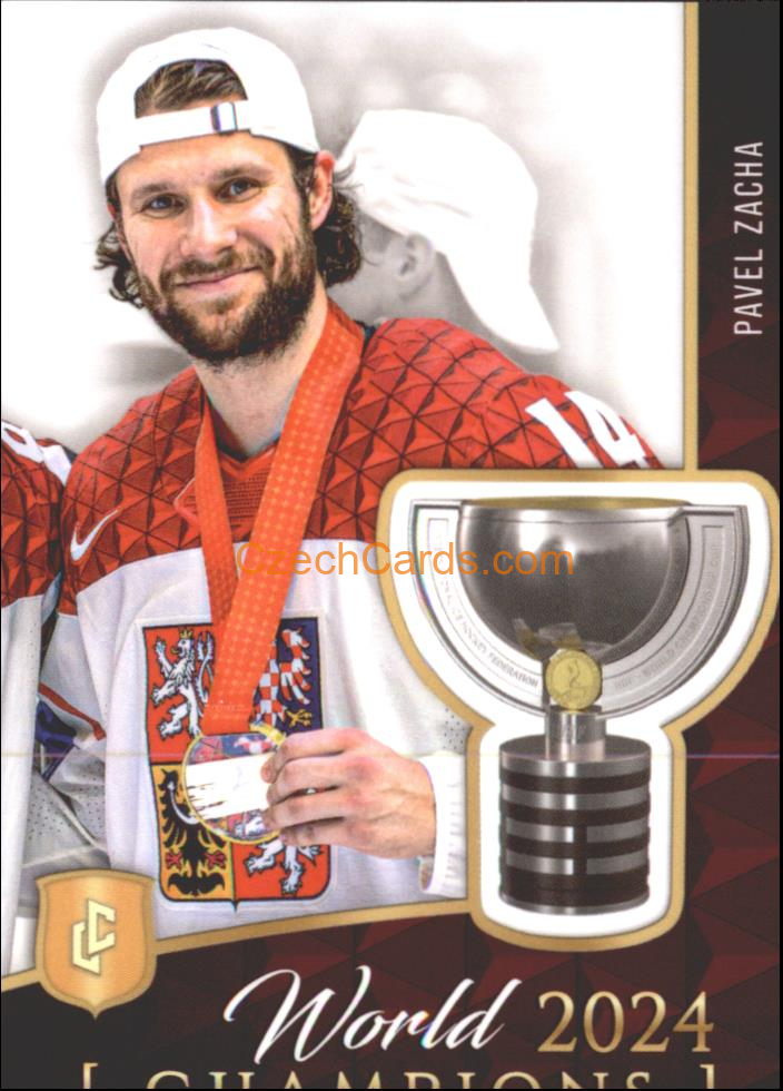 Pavel Zacha 2024 LC Golden Belong To Us Golden World Chamions #CHA13