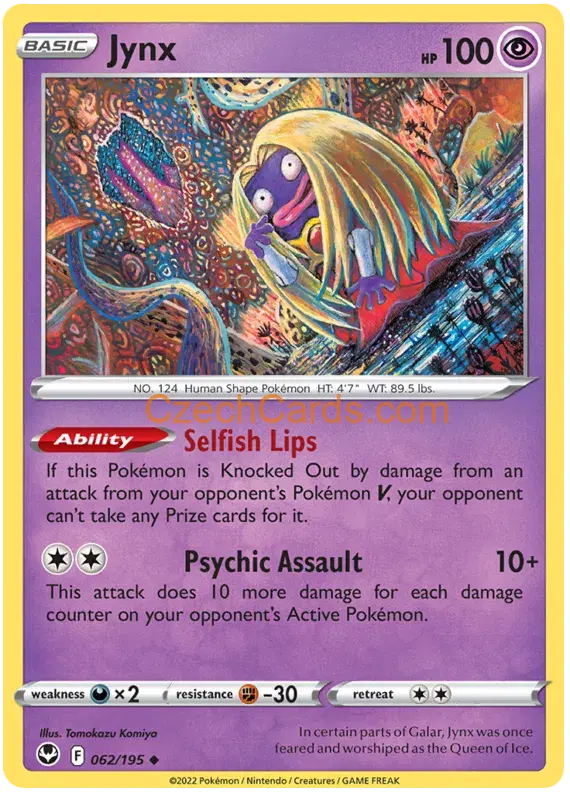 Jynx 062/195 uncommon Pokémon Card