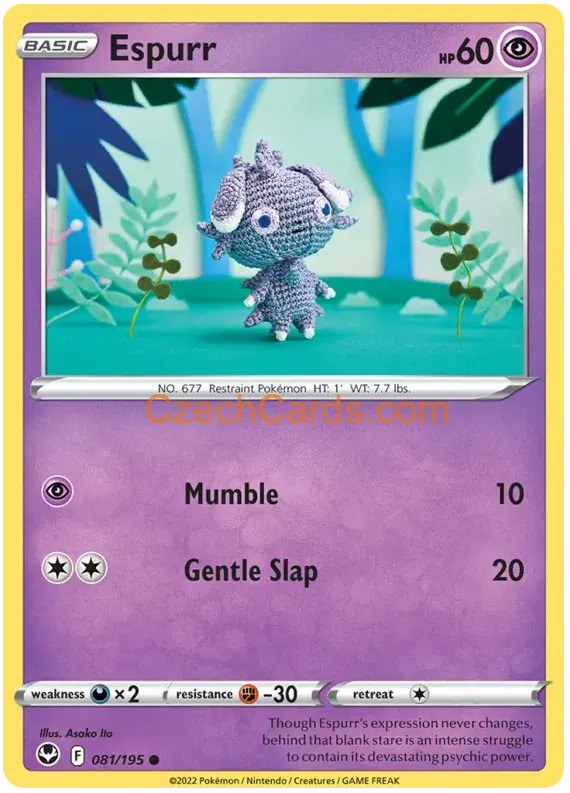Espurr 081/195 common Pokémon Card