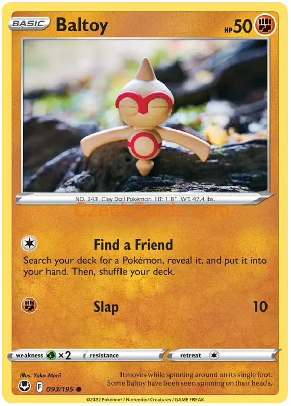 Baltoy 093/195 common Pokémon Card