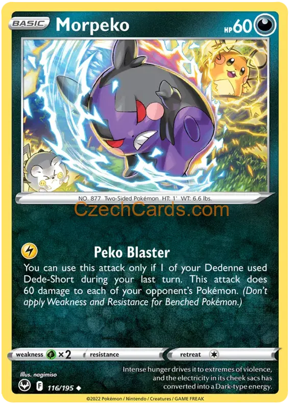 Morpeko 116/195 uncommon Pokémon Card