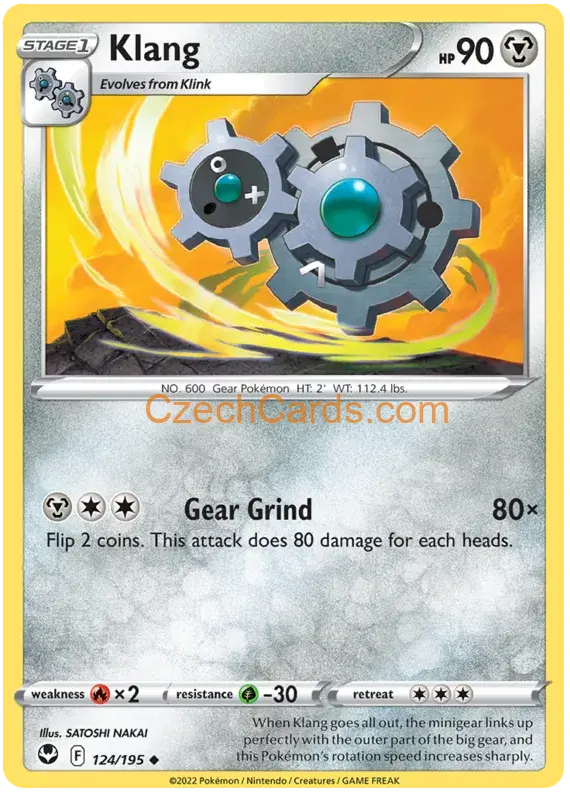 Klang 124/195 uncommon Pokémon Card
