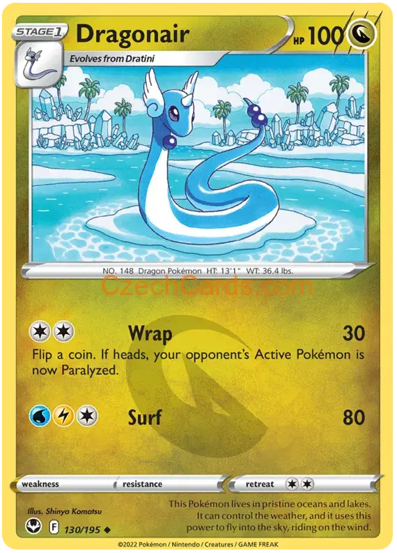 Dragonair 130/195 uncommon Pokémon Card
