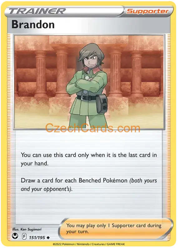 Brandon 151/195 uncommon Pokémon Card