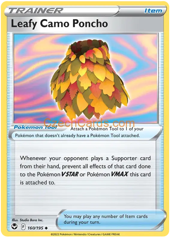 Leafy Camo Poncho 160/195 uncommon Pokémon Card