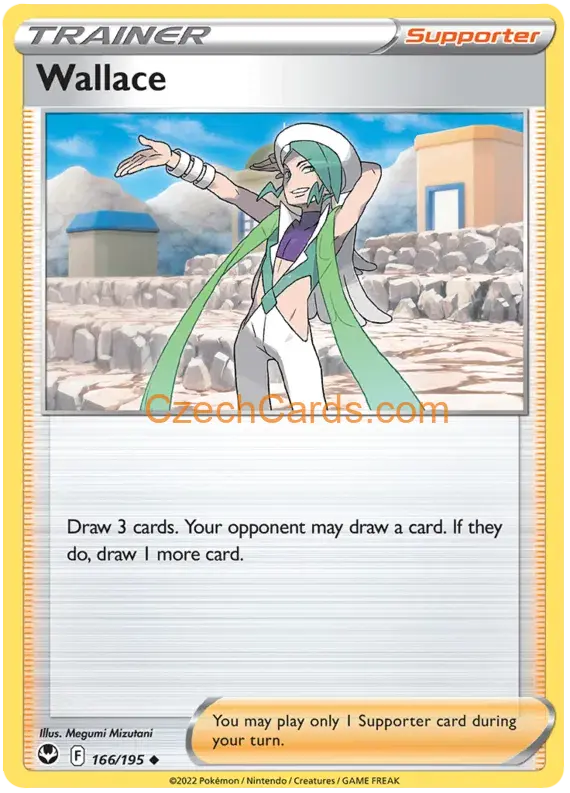 Wallace 166/195 uncommon Pokémon Card