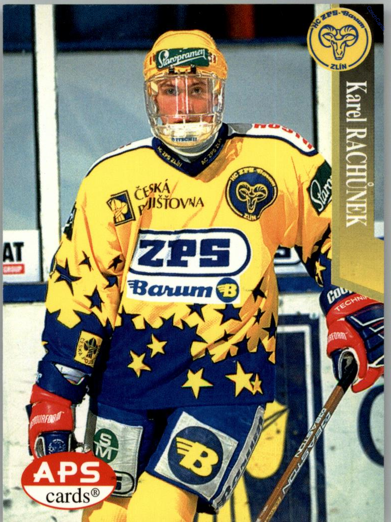 Karel Rachůnek APS 97/98 hokejová karta #61