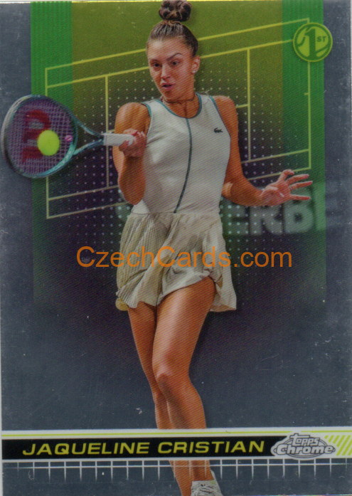 Jaqueline Cristian 2024 Topps Chrome Tennis #144