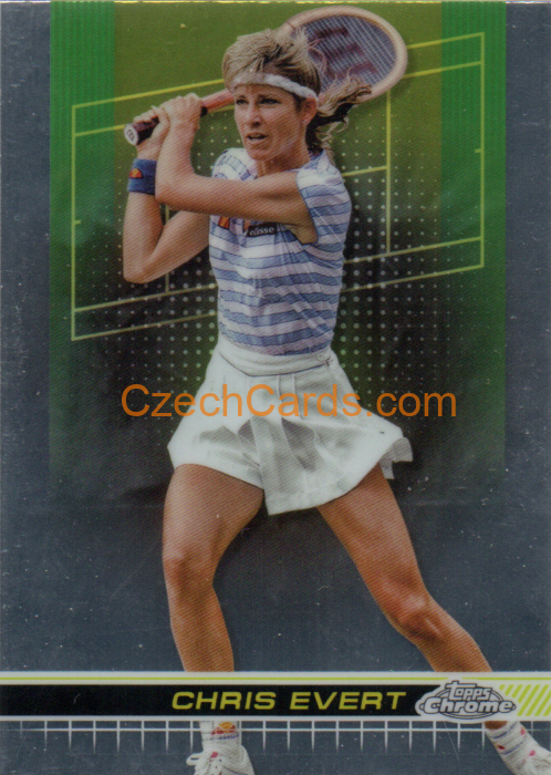 Chris Evert 2024 Topps Chrome Tennis #166