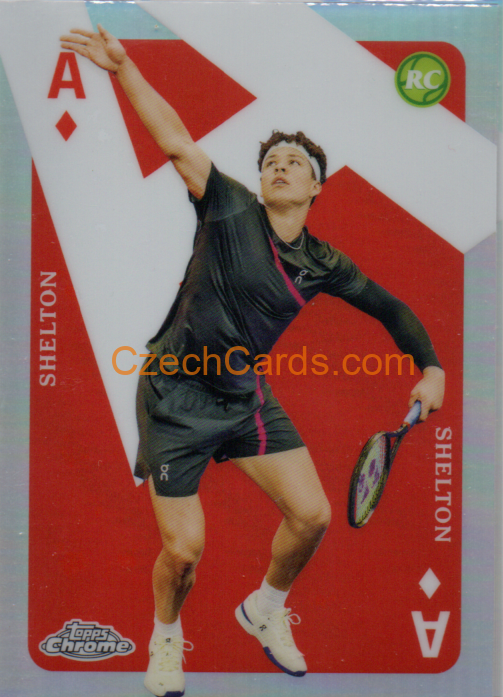 Ben Shelton 2024 Topps Chrome Tennis Aces #CAS-BS