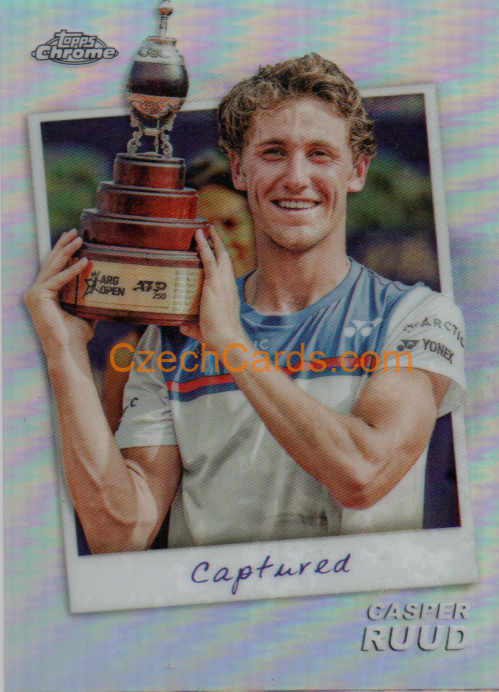 Casper Ruud 2024 Topps Chrome Tennis Captured #CTD-CR