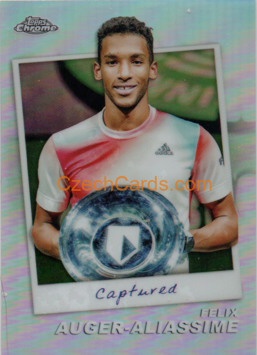 Felix Auger-Aliassime 2024 Topps Chrome Tennis Captured #CTD-FA