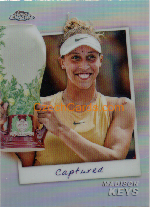 Madison Keys 2024 Topps Chrome Tennis Captured #CTD-MS