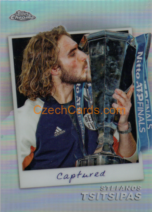 Stefanos Tsitsipas 2024 Topps Chrome Tennis Captured #CTD-ST