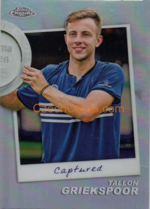 Tallon Griekspoor 2024 Topps Chrome Tennis Captured #CTD-TG