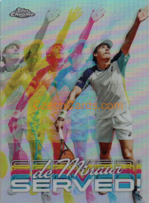  Alex de Minaur 2024 Topps Chrome Tennis Served #SER-AM