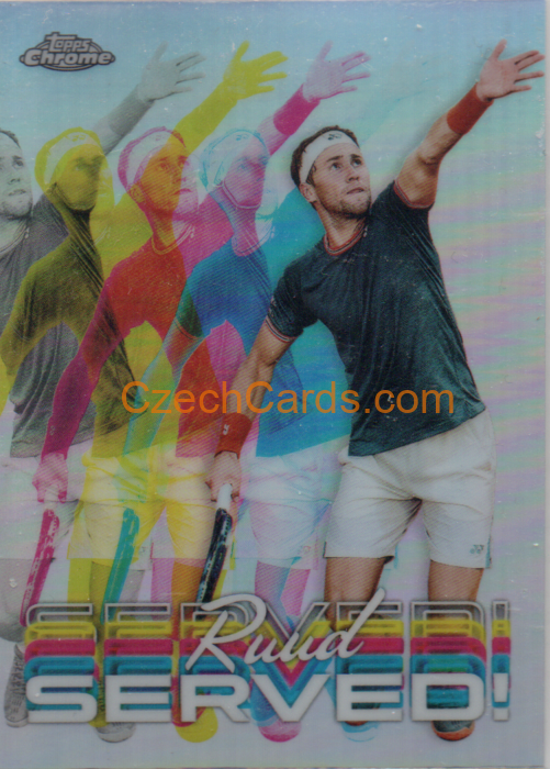 Casper Ruud 2024 Topps Chrome Tennis Served #SER-CR