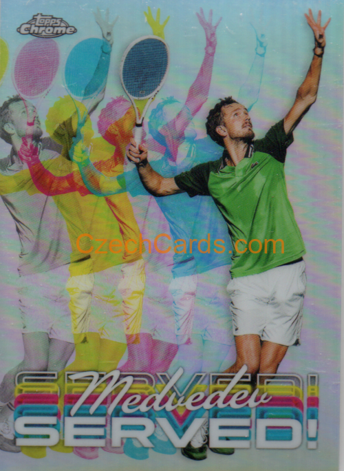 Daniil Medvedev 2024 Topps Chrome Tennis Served #SER-DM