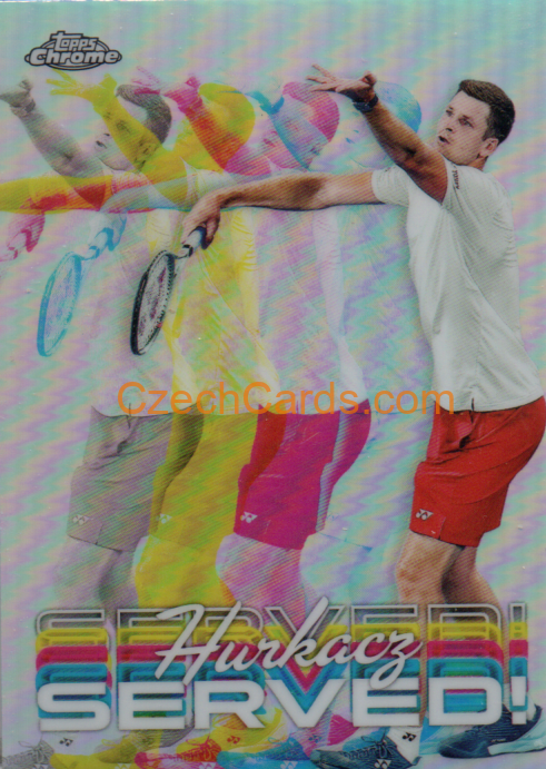 Hubert Hurkacz 2024 Topps Chrome Tennis Served #SER-HH