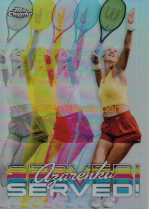 Victoria Azarenka 2024 Topps Chrome Tennis Served #SER-VA