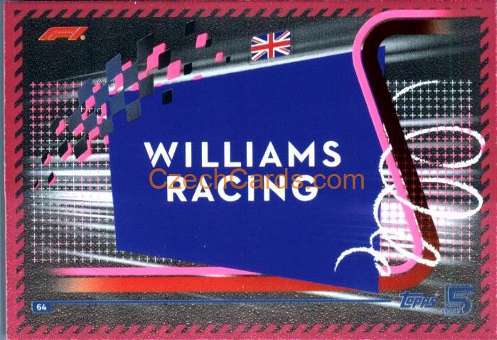 Team Logo Williams 2024 Topps Turbo Attax purple #64