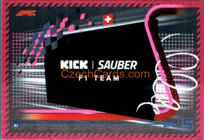 Team Logo Kick Sauber 2024 Topps Turbo Attax purple #82