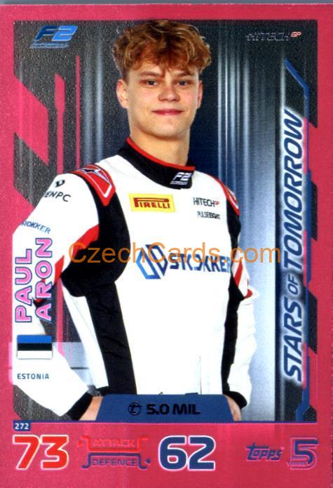 Paul Aron Stars of Tomorrow 2024 Topps Turbo Attax purple #272