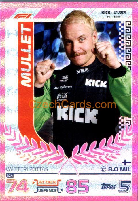 Valtteri Bottas F1 Gladiator 2024 Topps Turbo Attax purple #324