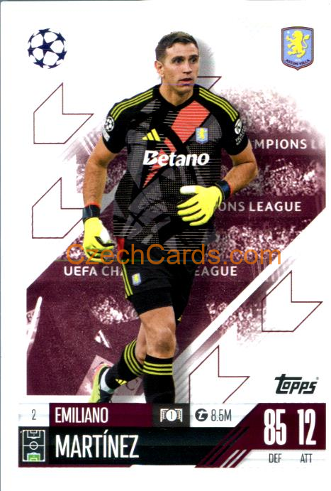 Emiliano Martinez 2024/25 Match Attax #2