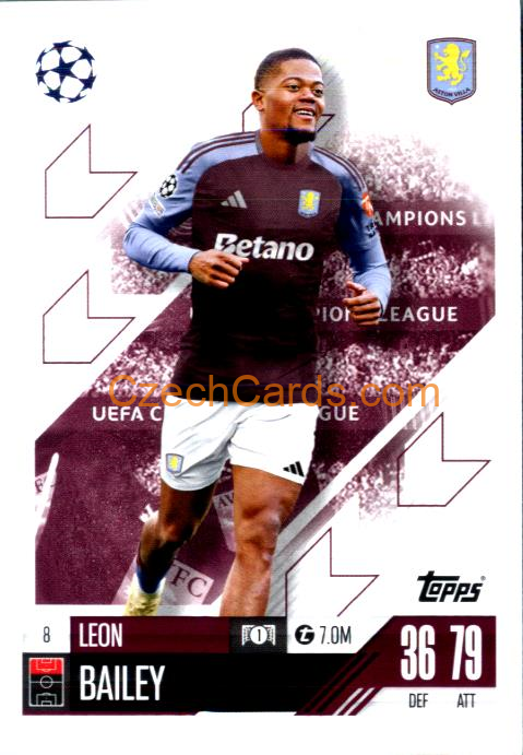 Leon Bailey 2024/25 Match Attax #8
