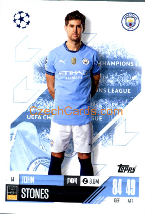 John Stones 2024/25 Match Attax #14