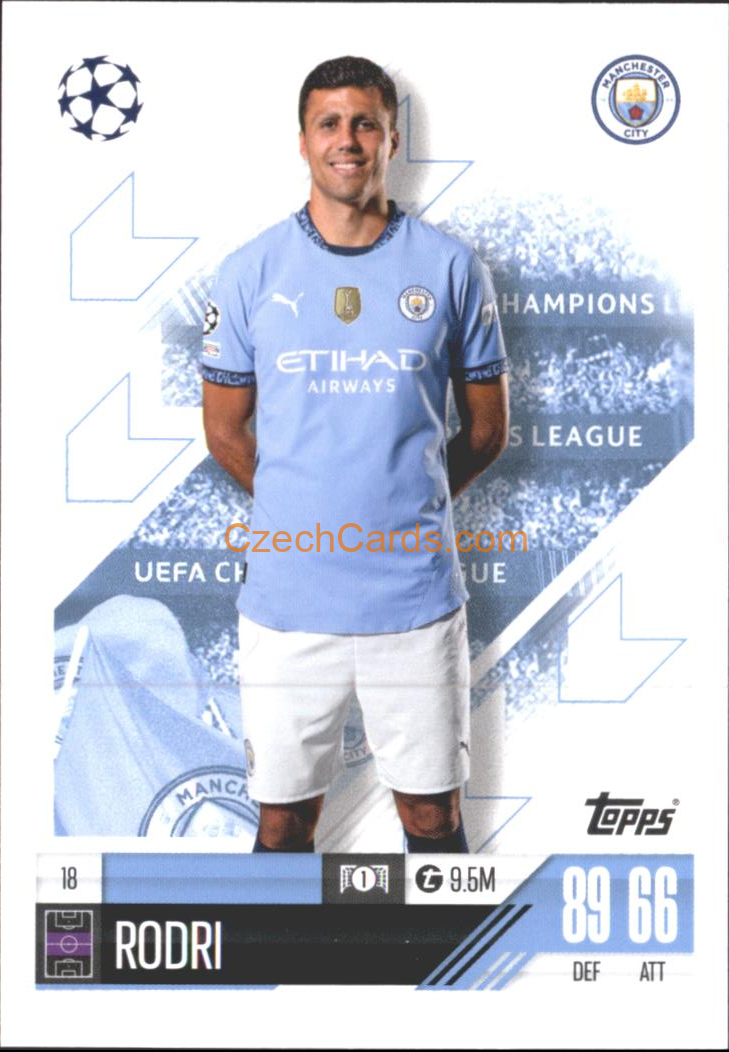 Rodri 2024/25 Match Attax #18