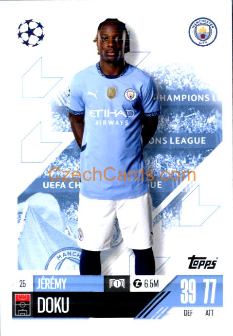 Jeremy Doku 2024/25 Match Attax #25