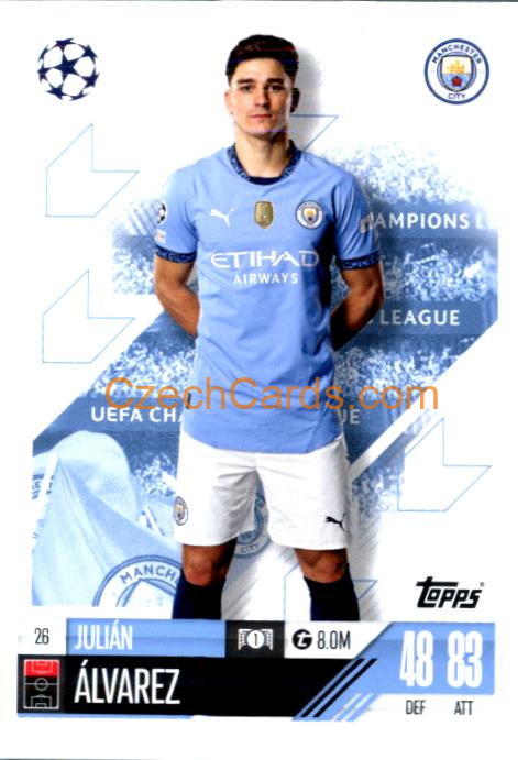 Julian Alvarez 2024/25 Match Attax #26