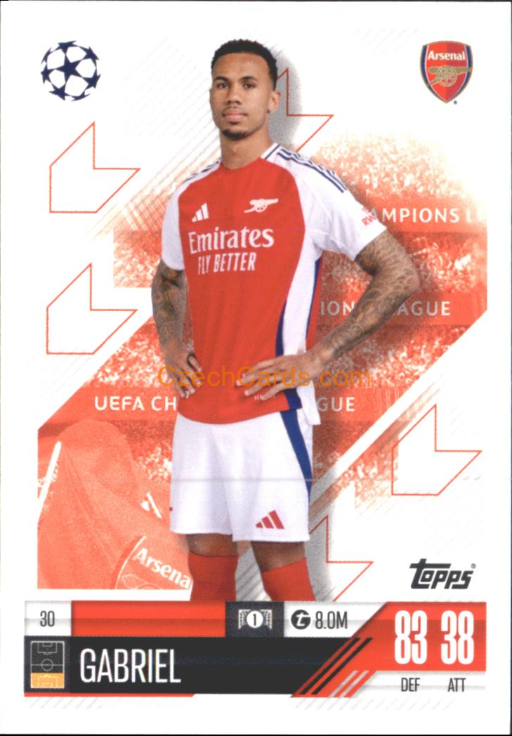 Gabriel 2024/25 Match Attax #30