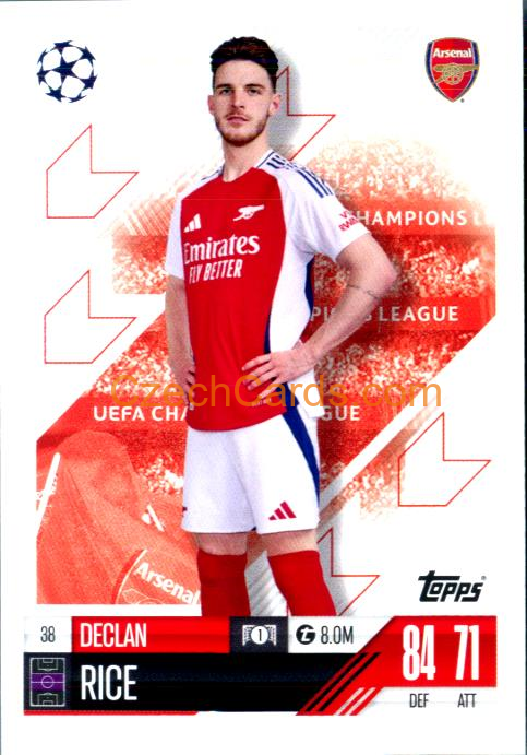 Declan Rice 2024/25 Match Attax #38
